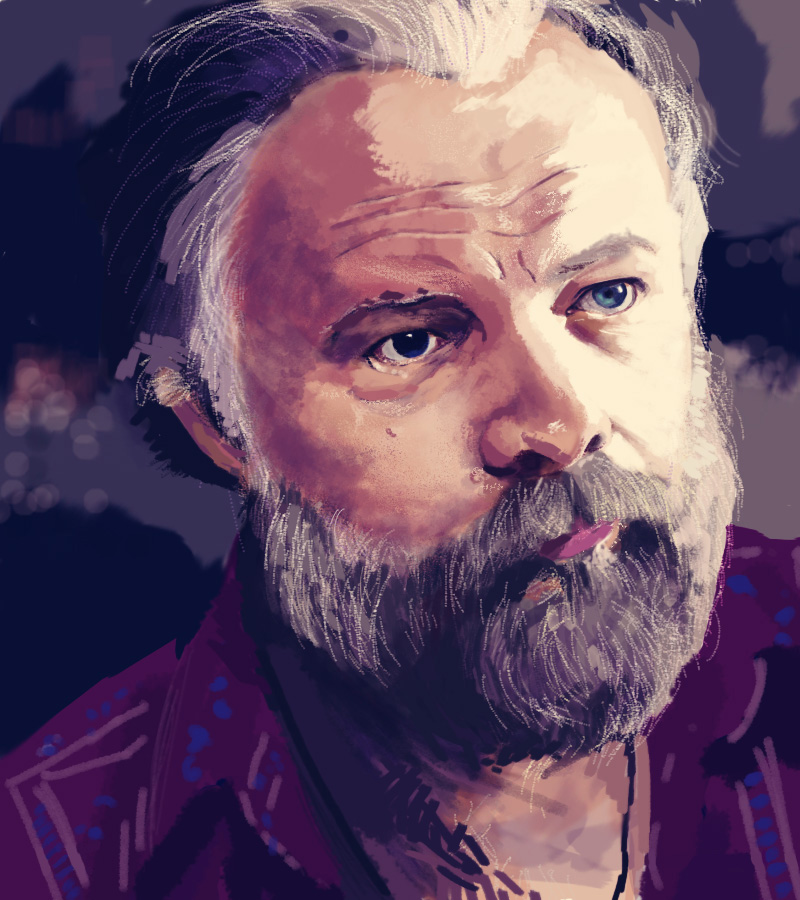 Illustration Philip K. Dick - auteur de science-fiction