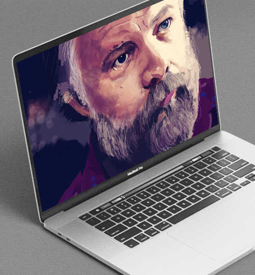 Illustration Philip K. Dick - auteur de science-fiction