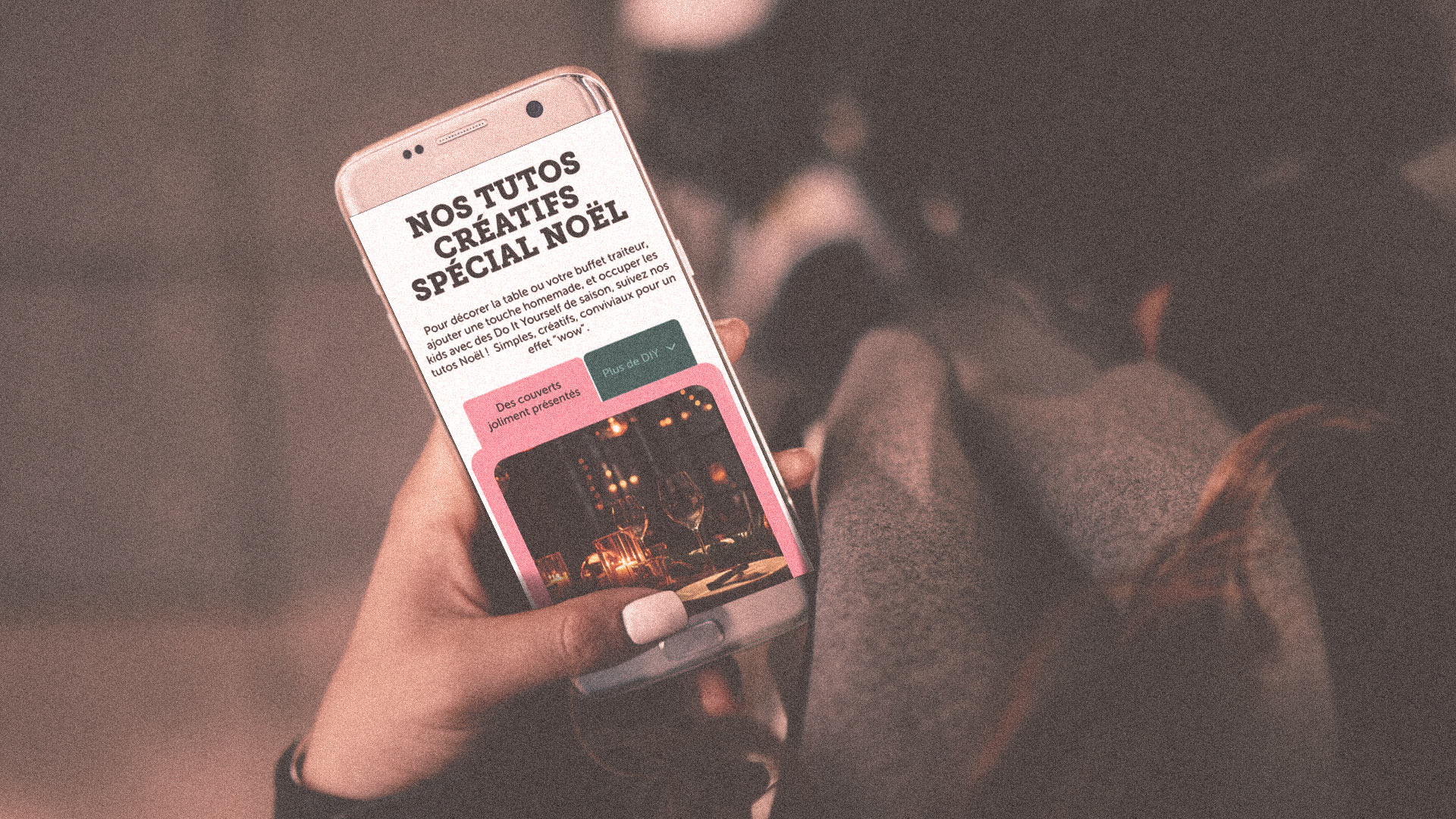 Landing page flunch traiteur Noël 2023