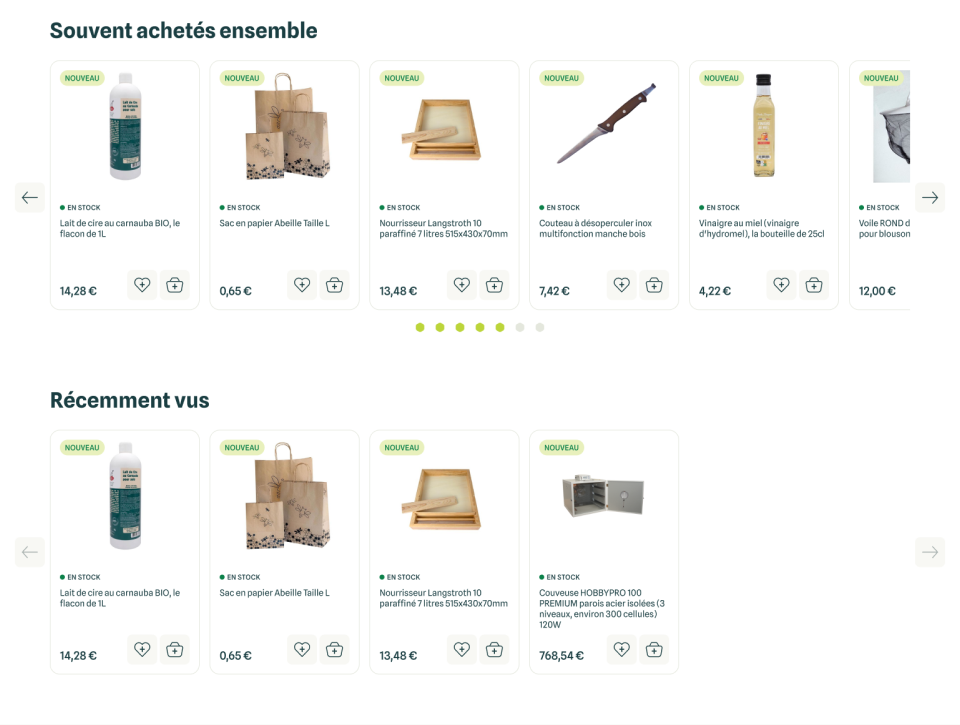 Design cross selling Naturapi