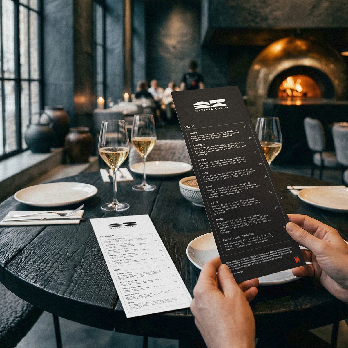 Design menu restaurant