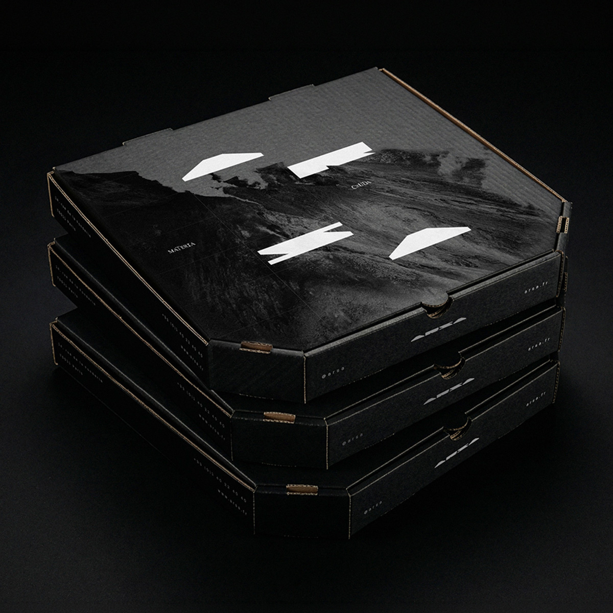 Design boîte à pizza