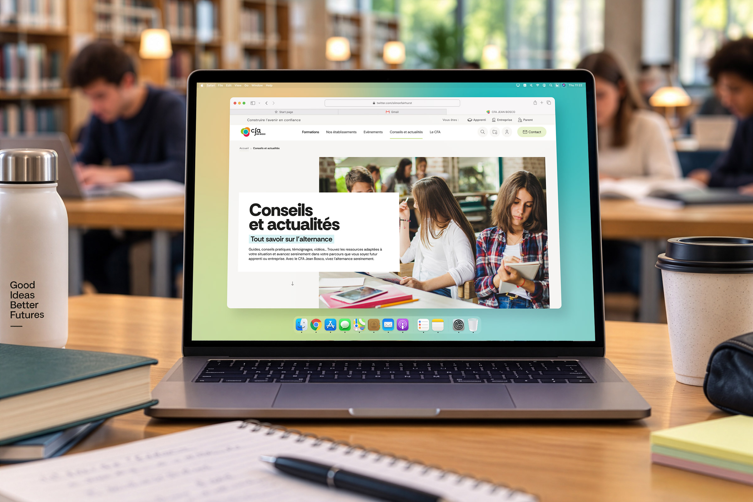 Design site web CFA Jean Bosco